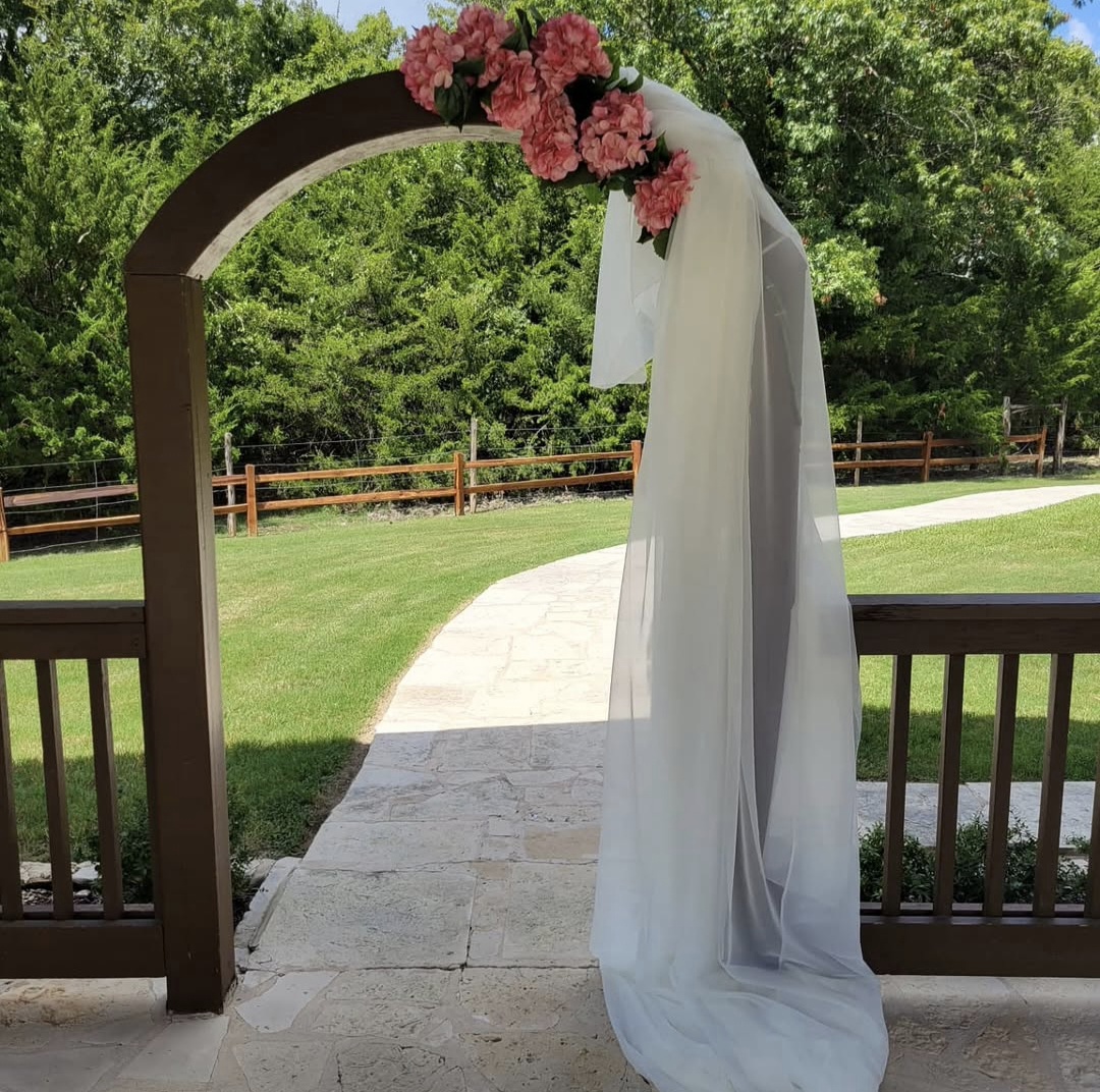 Coral Bloom Arch